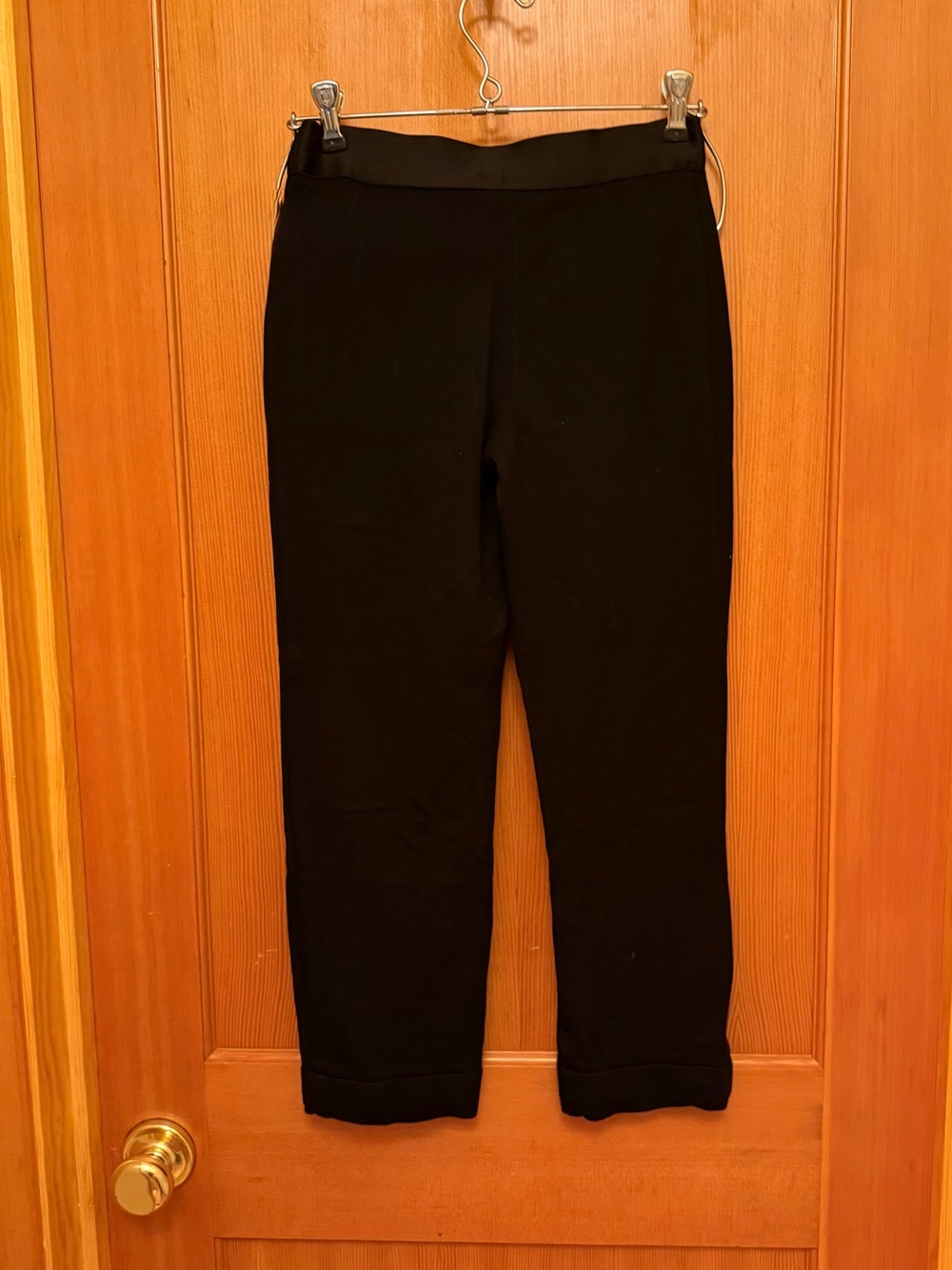 Bailey 44 Black Corporate Crop Stretch Ponte Pants Excellent Condition